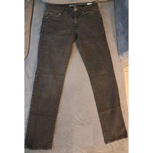 COMPANYEighty 1 Womens Denim Jeans Size 30x30 Black Straight Leg High Rise Jewel